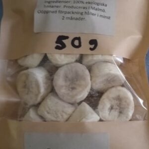 Frystorkade bananer